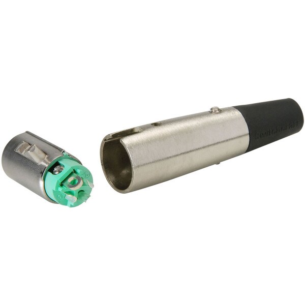 Main product image for Switchcraft A3F 3 Pin XLR Female Silver Pins Nickel 093-200